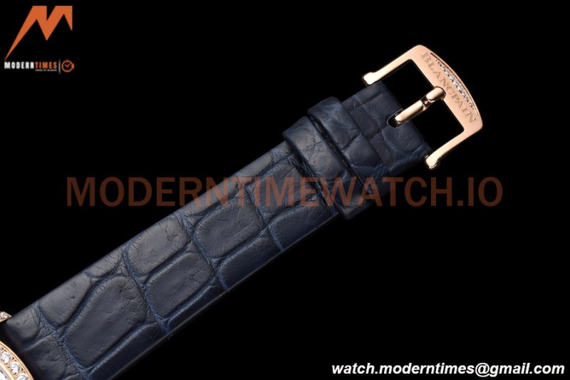 Blancpain - Ladybird Colors 35mm Navy RG/LE DIA/RMN White MOP BLSF A23J