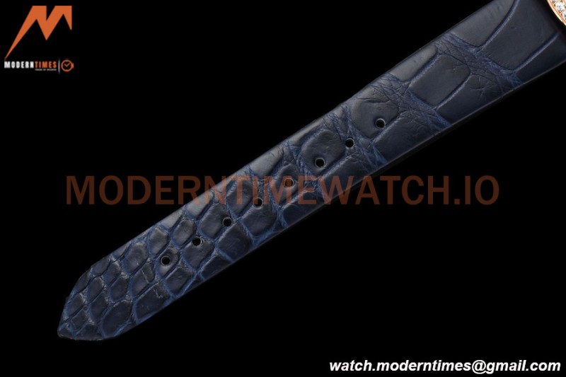 Blancpain - Ladybird Colors 35mm Navy RG/LE DIA/RMN White MOP BLSF A23J