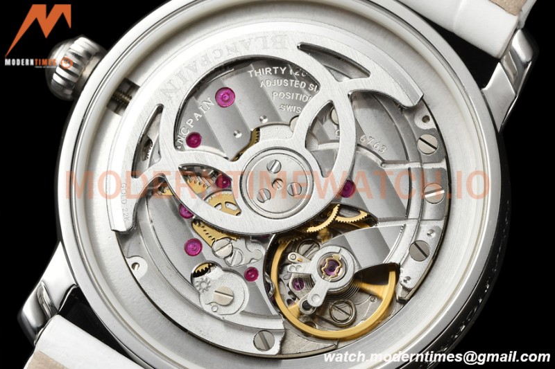 Blancpain - Ladybird Colors 35mm White SS/LE DIA/RMN White MOP BLSF A23J