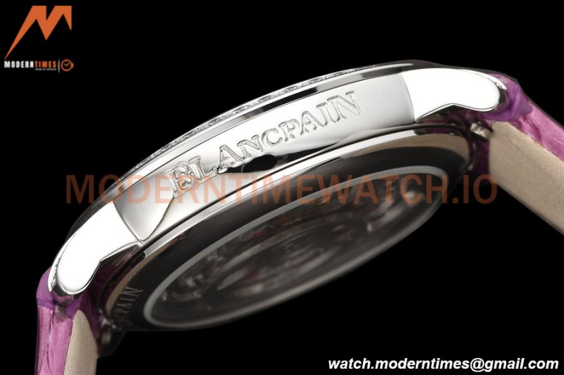 Blancpain - Ladybird Colors 35mm Purple SS/LE DIA/RMN White MOP BLSF A23J