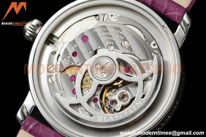 Blancpain - Ladybird Colors 35mm Purple SS/LE DIA/RMN White MOP BLSF A23J