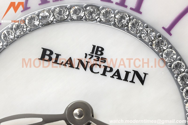 Blancpain - Ladybird Colors 35mm Purple SS/LE DIA/RMN White MOP BLSF A23J