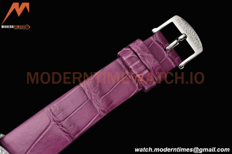 Blancpain - Ladybird Colors 35mm Purple SS/LE DIA/R-RMN White MOP BLSF A23J