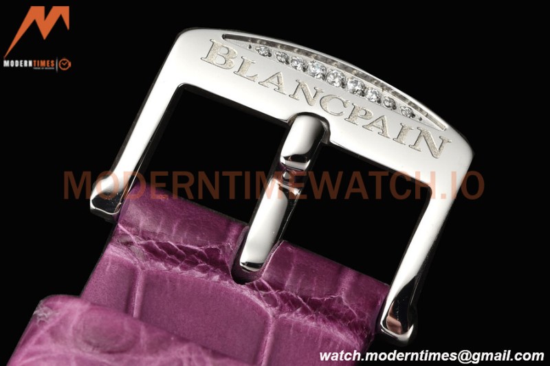 Blancpain - Ladybird Colors 35mm Purple SS/LE DIA/R-RMN White MOP BLSF A23J
