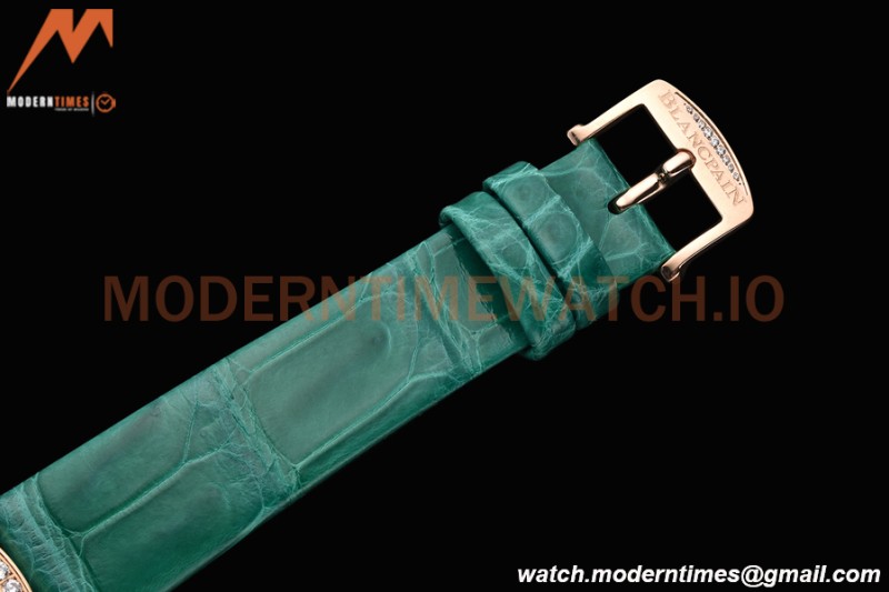 Blancpain - Ladybird Colors 35mm Green RG/LE DIA/RMN White MOP BLSF A23J