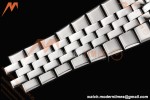 Rolex - Land-Dweller 127334 40mm Jub Flt SS/SS Wht/Stk GDF MY8215