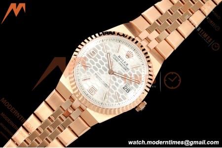 Rolex - Land-Dweller 127335 40mm Jub Flt RG/RG Wht/Stk DIWF A7135 | 롤렉스 - 랜드-드웰러 127335 40mm 주브 플랫 레드/레드 화이트/스틸 DIWF A7135