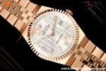 Rolex - Land-Dweller 127335 40mm Jub Flt RG/RG Wht/Stk DIWF A7135