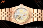 Rolex - Land-Dweller 127335 40mm Jub Flt RG/RG Wht/Stk DIWF A7135