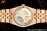 Rolex - Land-Dweller 127335 40mm Jub Flt RG/RG Wht/Stk DIWF A7135