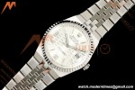 Rolex - Land-Dweller 127234 40mm Jub Flt SS/SS Wht/Stk DIWF A7135 | 롤렉스 - 랜드-드웰러 127234 40mm 주브 플랫 SS/SS 화이트/스틸 DIWF A7135