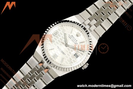 Rolex - Land-Dweller 127234 40mm Jub Flt SS/SS Wht/Stk DIWF A7135 | 롤렉스 - 랜드-드웰러 127234 40mm 주브 플랫 SS/SS 화이트/스틸 DIWF A7135