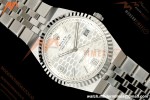Rolex - Land-Dweller 127234 40mm Jub Flt SS/SS Wht/Stk DIWF A7135 | 롤렉스 - 랜드-드웰러 127234 40mm 주브 플랫 SS/SS 화이트/스틸 DIWF A7135