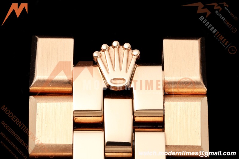Rolex - Land-Dweller 127385TBR 40mm Jub Flt RG/RG Diamond Wht/Dia 2F A7135