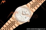 Rolex - Land-Dweller 127385TBR 40mm Jub Flt RG/RG Diamond Wht/Dia 2F A7135