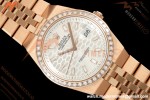 Rolex - Land-Dweller 127385TBR 40mm Jub Flt RG/RG Diamond Wht/Dia 2F A7135