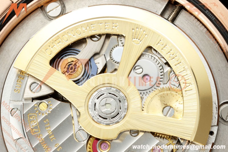 Rolex - Land-Dweller 127335 40mm Jub Flt RG/RG Wht/Stk 2F A7135