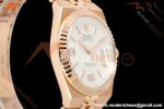 Rolex - Land-Dweller 127335 40mm Jub Flt RG/RG Wht/Stk 2F A7135