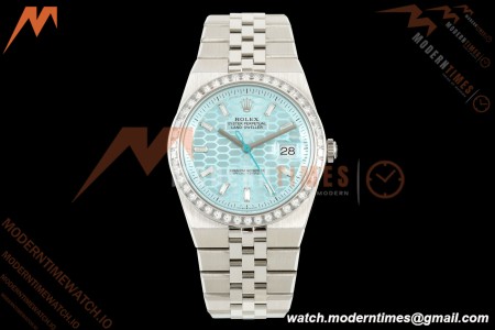 Rolex - Land-Dweller 127386TBR 40mm Jub Flt SS/SS Diamond I-Blu/Dia 2F A7135 | 롤렉스 - 랜드-드웰러 127386TBR 40mm 주브 Flt SS/SS 다이아몬드 I-Blu/Dia 2F A7135