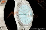 Rolex - Land-Dweller 127386TBR 40mm Jub Flt SS/SS Diamond I-Blu/Dia 2F A7135