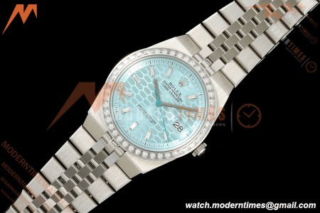 Rolex - Land-Dweller 127386TBR 40mm Jub Flt SS/SS Diamond I-Blu/Dia 2F A7135 | 롤렉스 - 랜드-드웰러 127386TBR 40mm 주브 Flt SS/SS 다이아몬드 I-Blu/Dia 2F A7135