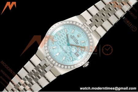 Rolex - Land-Dweller 127386TBR 40mm Jub Flt SS/SS Diamond I-Blu/Dia 2F A7135