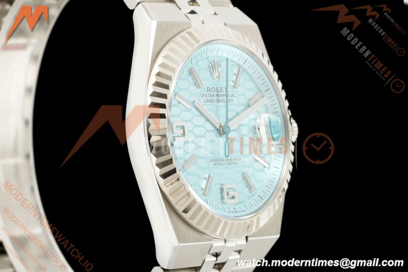 Rolex - Land-Dweller 127336 40mm Jub Flt SS/SS I-Blu/Dia 2F A7135