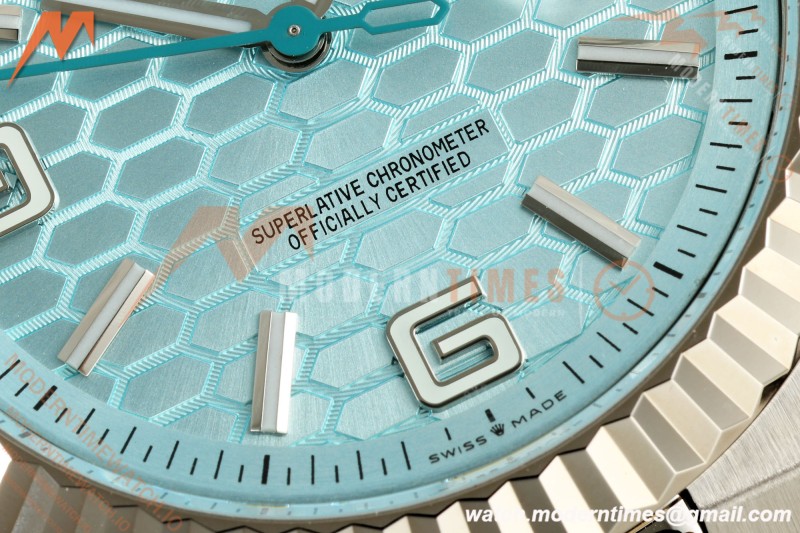 Rolex - Land-Dweller 127336 40mm Jub Flt SS/SS I-Blu/Dia 2F A7135
