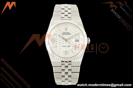Rolex - Land-Dweller 127334 40mm Jub Flt SS/SS Wht/Stk 2F A7135 | 롤렉스 - 랜드-드웰러 127334 40mm 주브 플랫 SS/SS 화이트/스틱 2F A7135