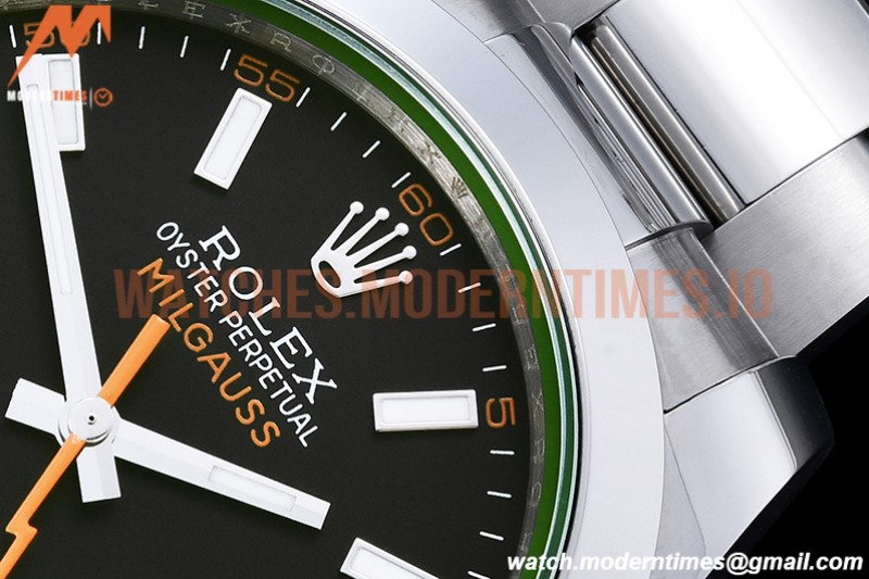 Rolex - Milgauss Z 116400GV 904L SS/SS Black GMF V2 VR3131