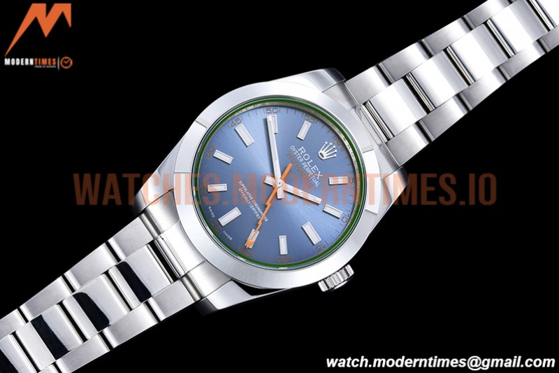 Rolex - Milgauss Z 116400GV 904L SS/SS Blue GMF V2 VR3131