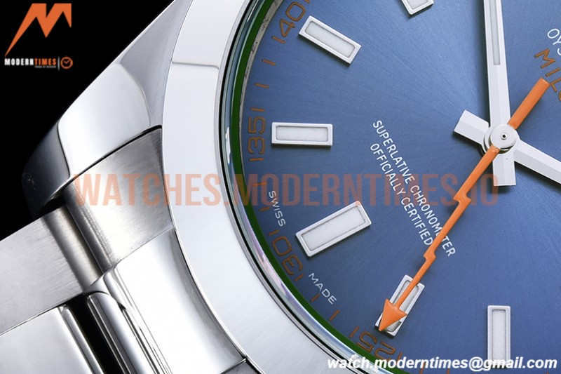 Rolex - Milgauss Z 116400GV 904L SS/SS Blue GMF V2 VR3131