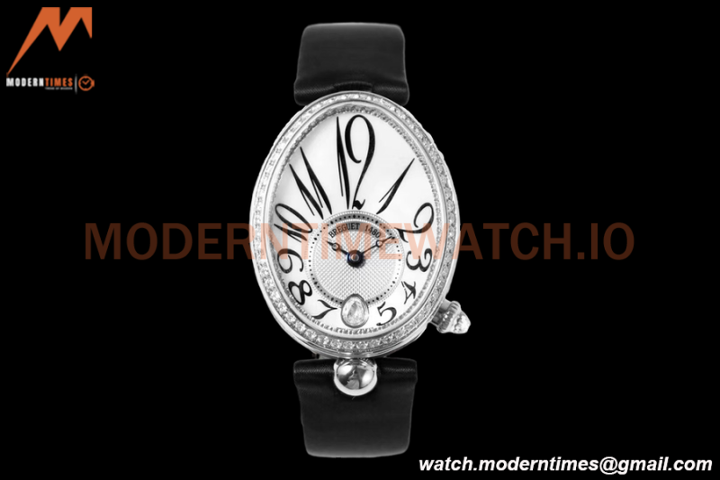 Breguet - Reine de Naples 8918 Ladies Diamond SS/LE White ZF V2 6T28 Mod