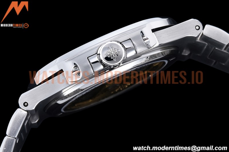 Patek Philippe - Nautilus Jumbo 5711 SS/SS Blue Tiff/Stk BPF MY9015 Mod