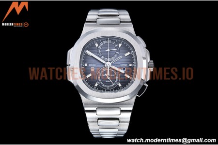 Patek Philippe - Nautilus Chrono Travel 5990 SS/SS Grey SPPF A28-520