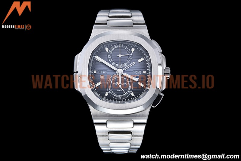 Patek Philippe - Nautilus Chrono Travel 5990 SS/SS Grey SPPF A28-520