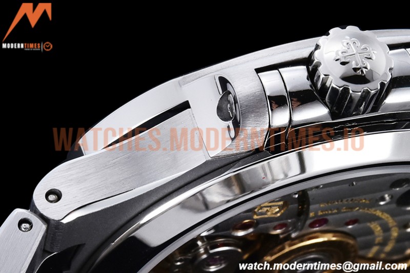 Patek Philippe - Nautilus Ladies 7118 35mm SS/SS Wht/Stk PPF A324