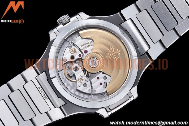 Patek Philippe - Nautilus Ladies 7118 35mm SS/SS Wht/Stk PPF A324