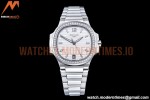 Patek Philippe - Nautilus Ladies 7118 35mm Dia SS/SS Wht/Stk PPF A324