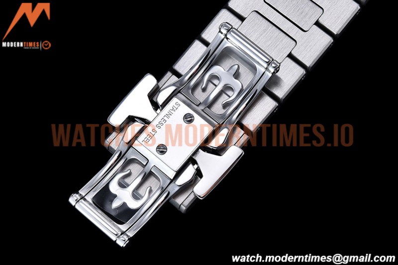 Patek Philippe - Nautilus Ladies 7118 35mm Dia SS/SS Wht/Stk PPF A324