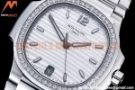 Patek Philippe - Nautilus Ladies 7118 35mm Dia SS/SS Wht/Stk PPF A324