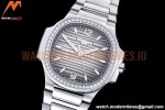 Patek Philippe - Nautilus Ladies 7118 35mm Dia SS/SS Grey/Stk PPF A324