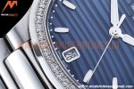 Patek Philippe - Nautilus Ladies 7118 35mm Dia SS/SS Blue/Stk PPF A324