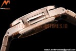 Patek Philippe - Nautilus Ladies 7118 35mm RG/RG Wht/Stk PPF A324