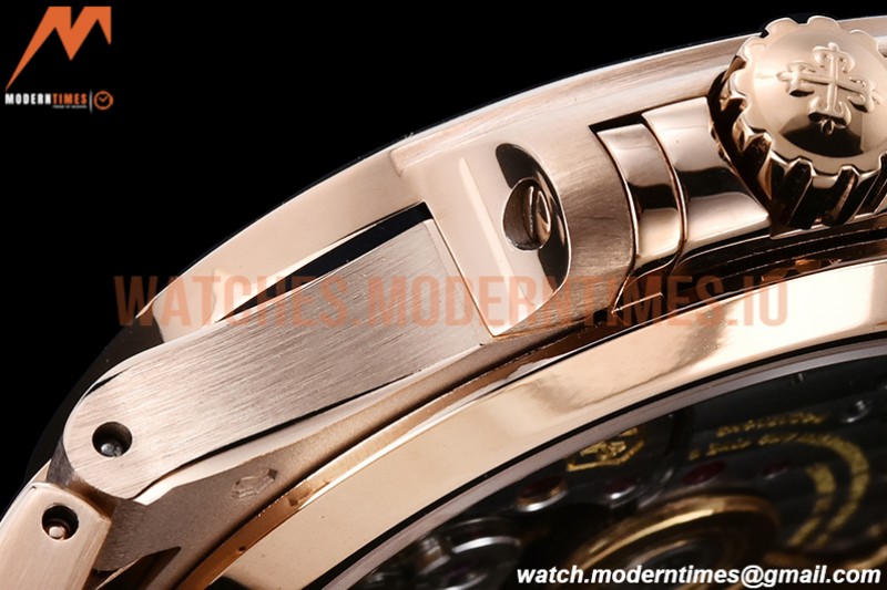 Patek Philippe - Nautilus Ladies 7118 35mm RG/RG Wht/Stk PPF A324