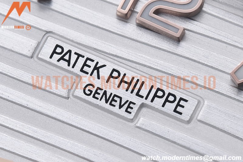 Patek Philippe - Nautilus Ladies 7118 35mm RG/RG Wht/Stk PPF A324