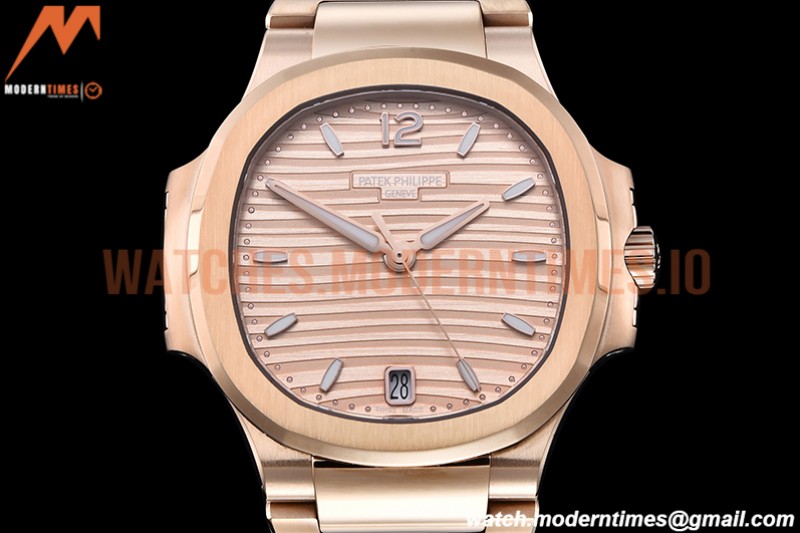 Patek Philippe - Nautilus Ladies 7118 35mm RG/RG RG/Stk PPF A324