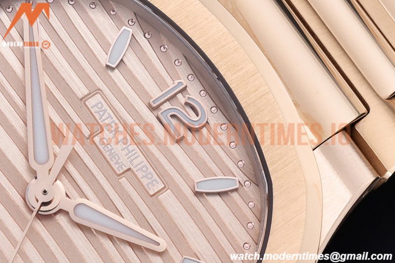 Patek Philippe - Nautilus Ladies 7118 35mm RG/RG RG/Stk PPF A324