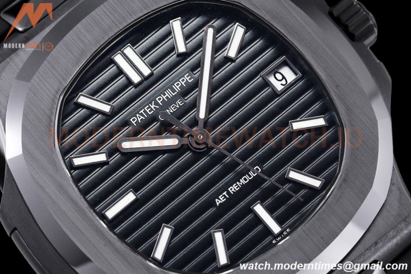Patek Philippe - Nautilus AET 5711 40mm Black CER/RU Blk/Stk AMGF MY9015