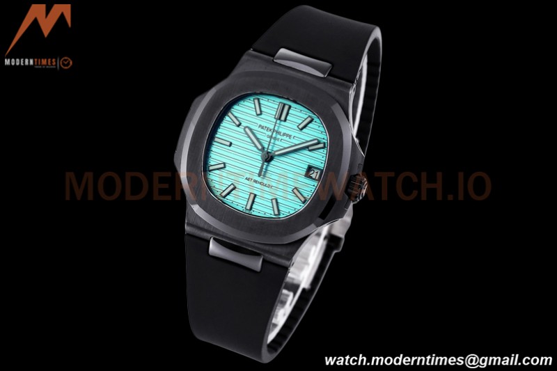 Patek Philippe - Nautilus AET 5711 40mm Black CER/RU Stk Tiffany Blue AMGF MY9015